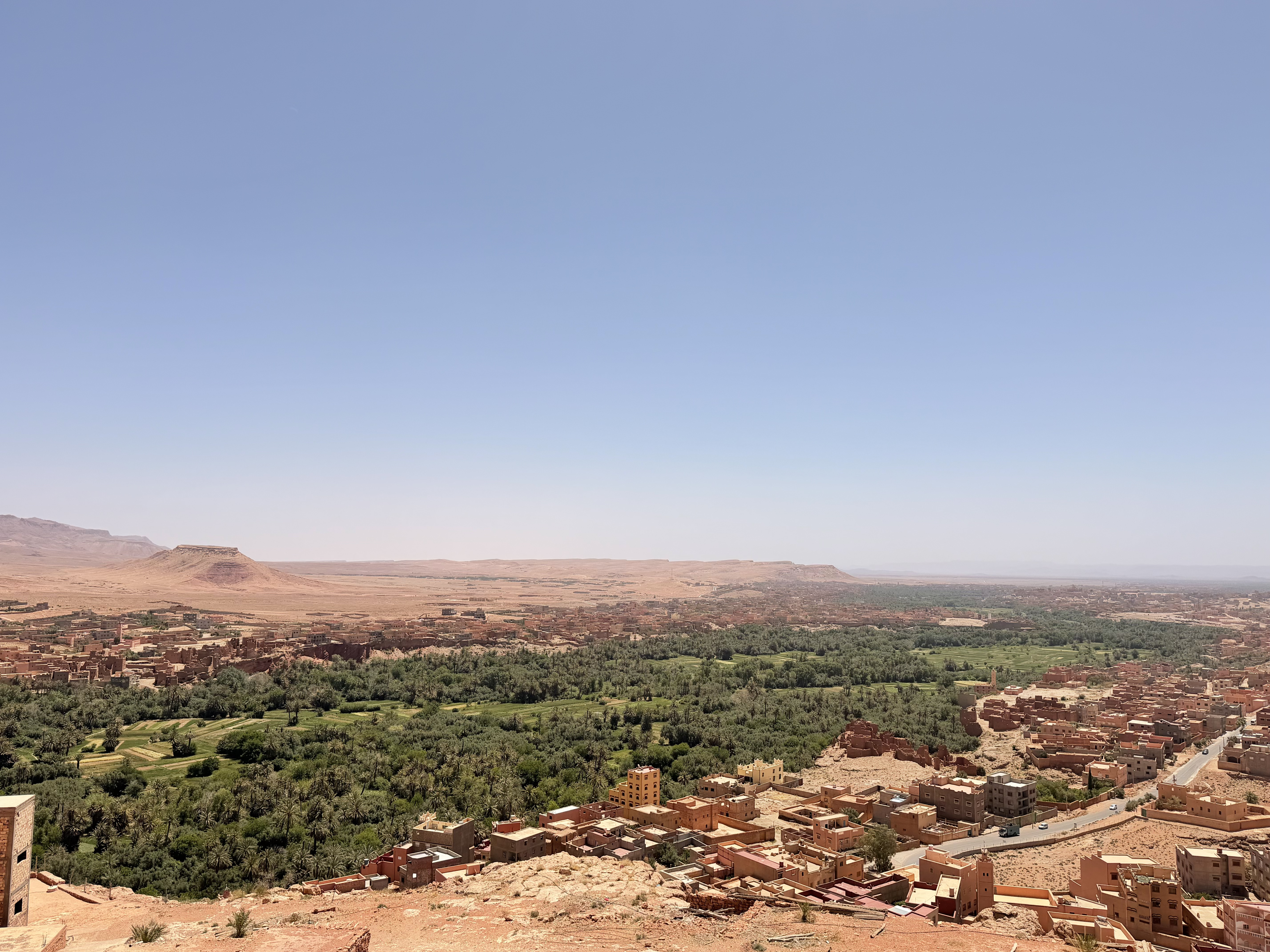Panorama der Oase von Boumalne Dades